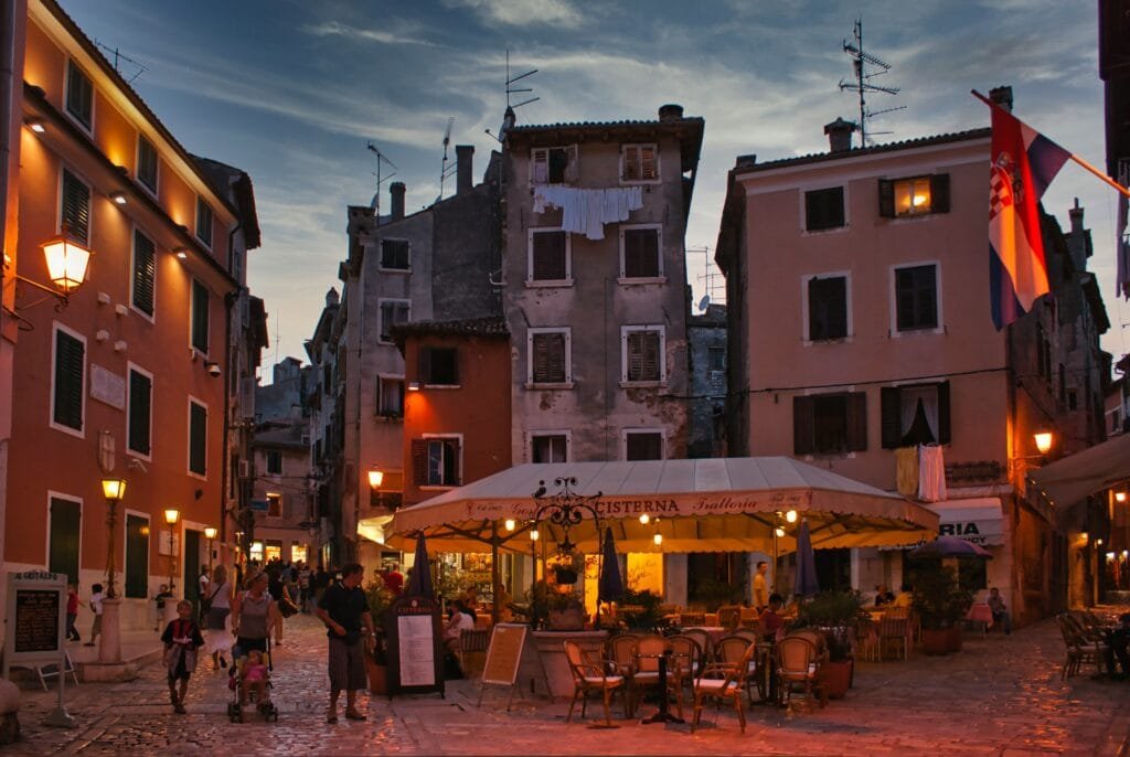 Rovinj leukste plek Kroatië