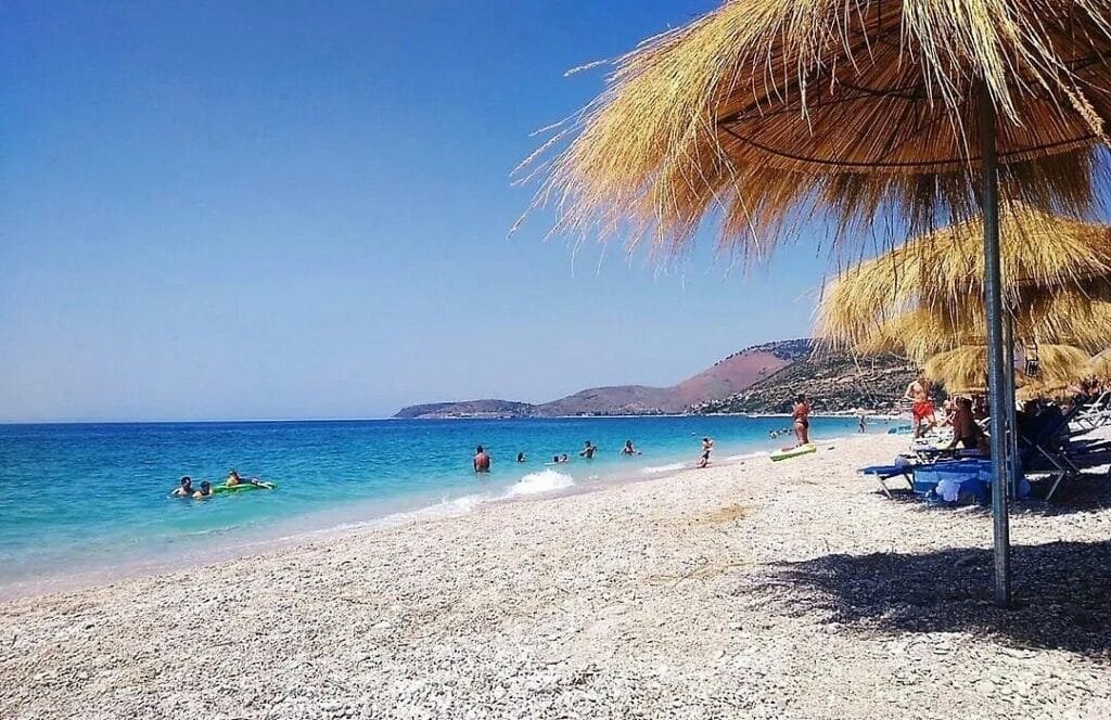 Borsh beach Albanië