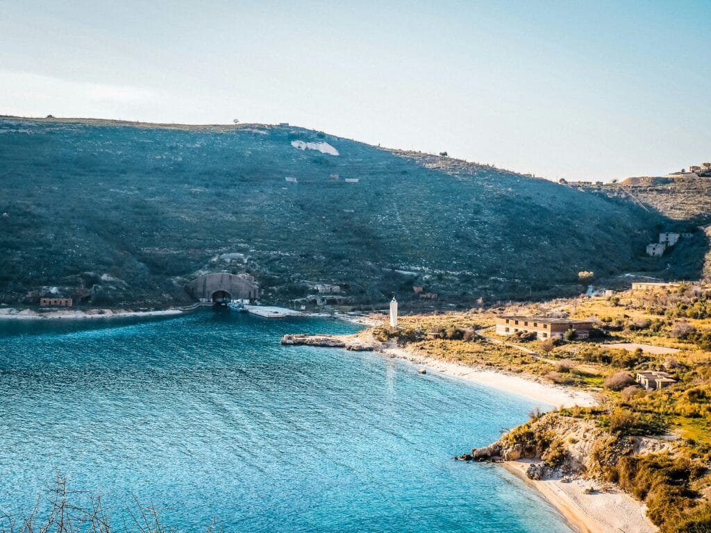 Klein strand Albanië Klein strand Albanië